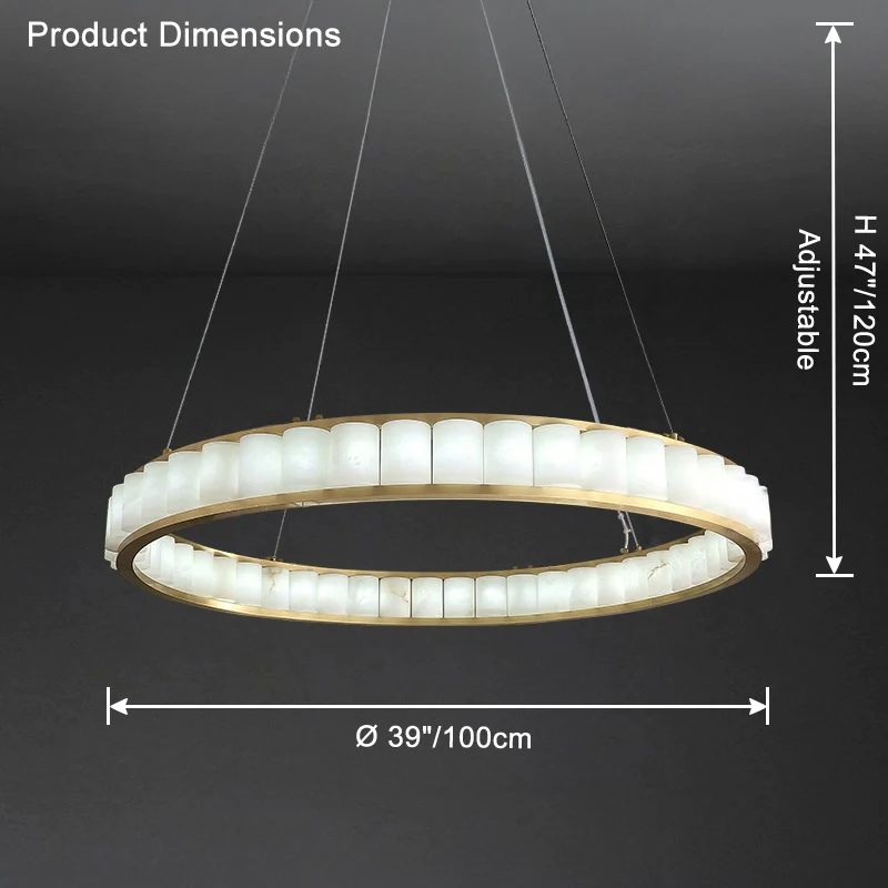 WOMO Bearing Circular Chandelier-WM2859 - Image 11