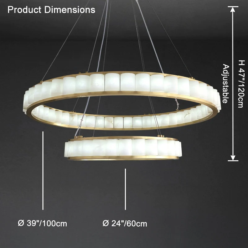 WOMO Bearing Circular Chandelier-WM2859 - Image 13