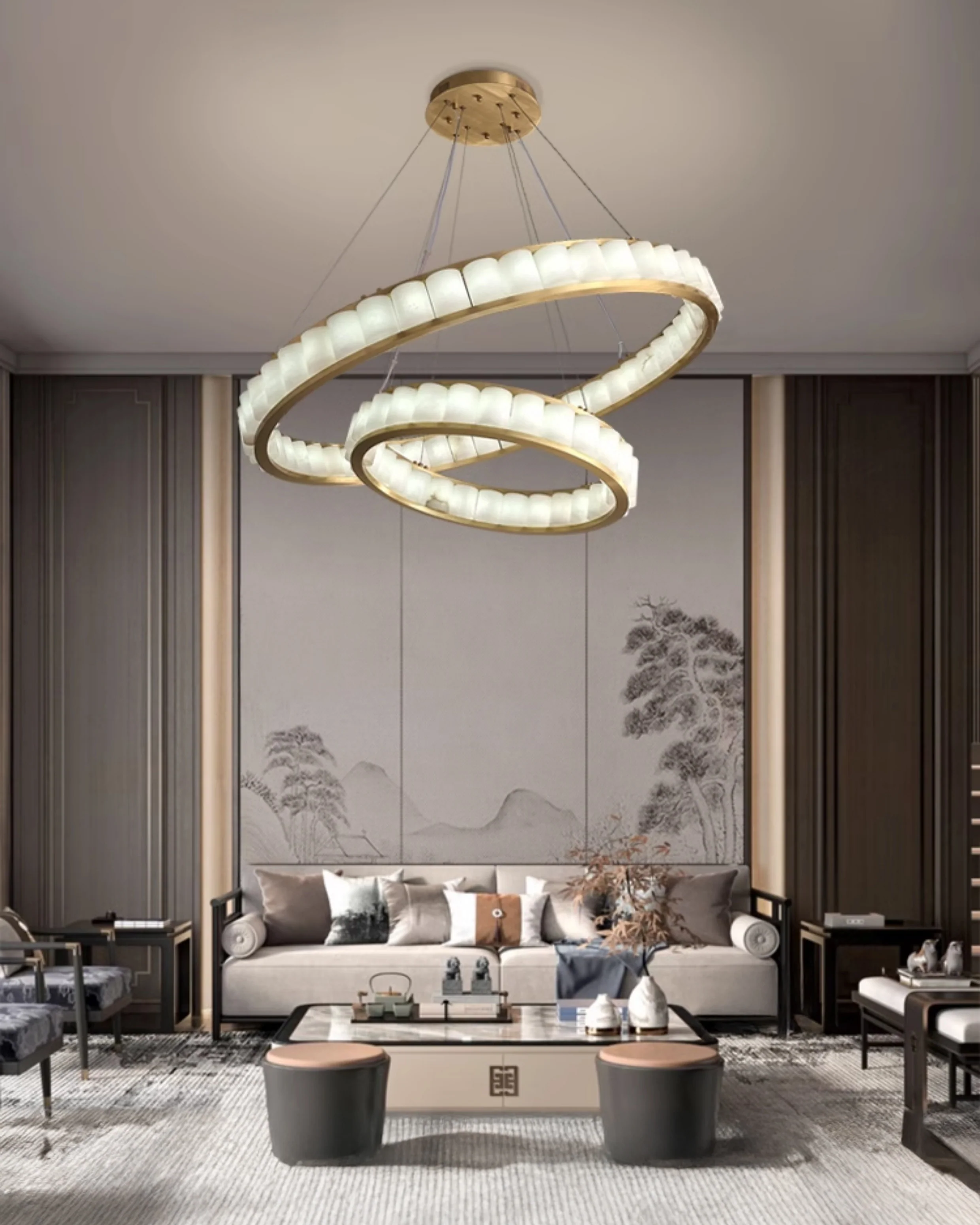 WOMO Bearing Circular Chandelier-WM2859 - Image 2