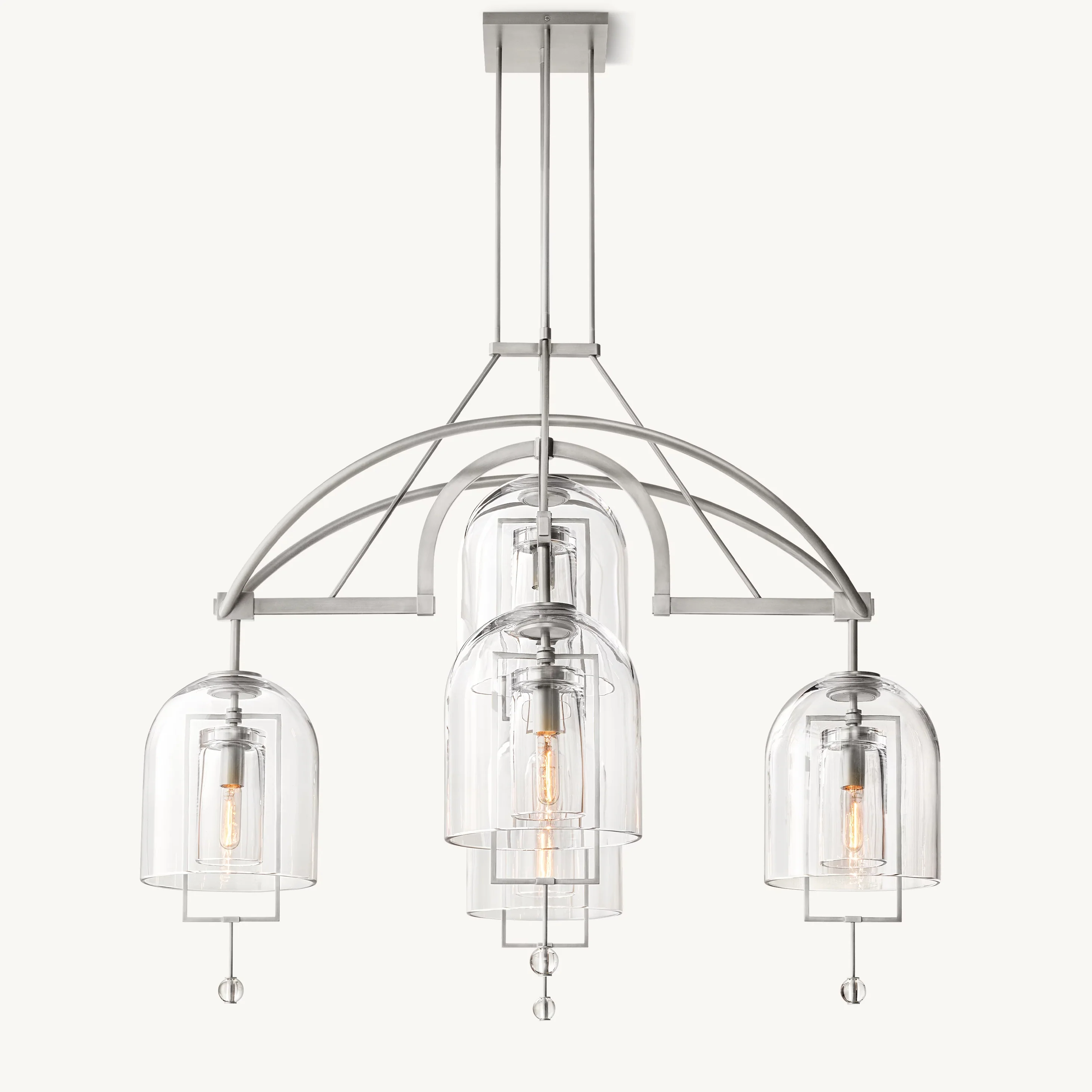WOMO Bell Glass Chandelier-WM2813 - Image 31