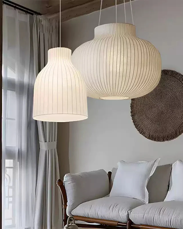 WOMO Bell Silk Pendant Light-WM2970 - Image 11
