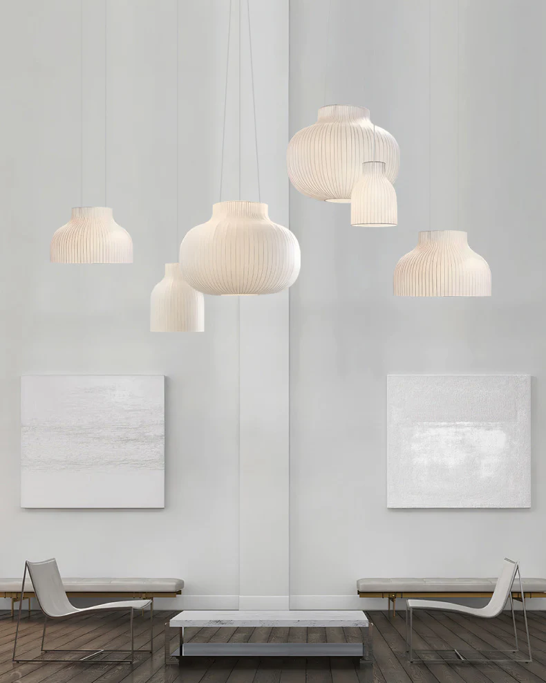 WOMO Bell Silk Pendant Light-WM2970 - Image 12