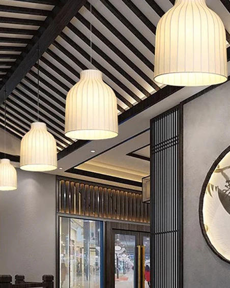 WOMO Bell Silk Pendant Light-WM2970 - Image 13
