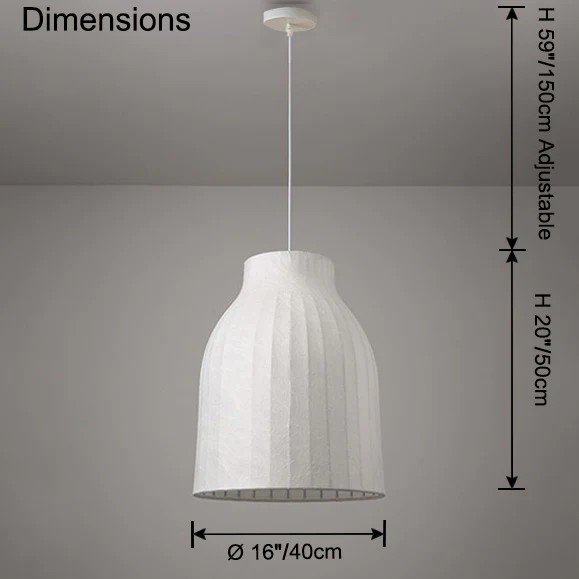 WOMO Bell Silk Pendant Light-WM2970 - Image 22