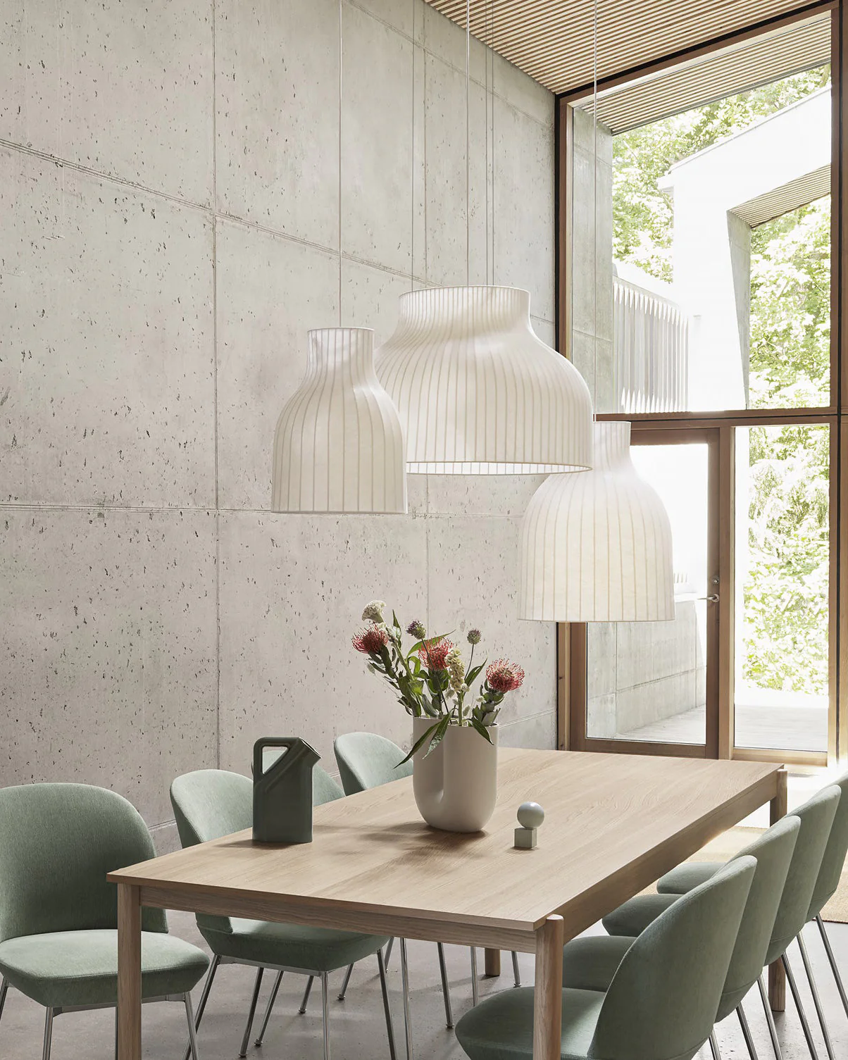 WOMO Bell Silk Pendant Light-WM2970 - Image 3