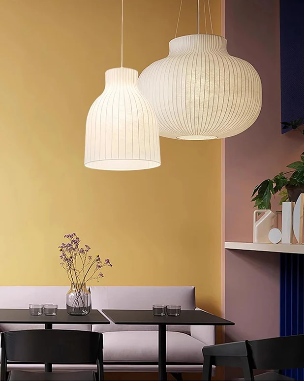 WOMO Bell Silk Pendant Light-WM2970 - Image 4
