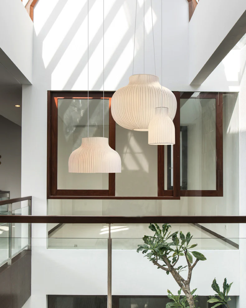 WOMO Bell Silk Pendant Light-WM2970 - Image 5