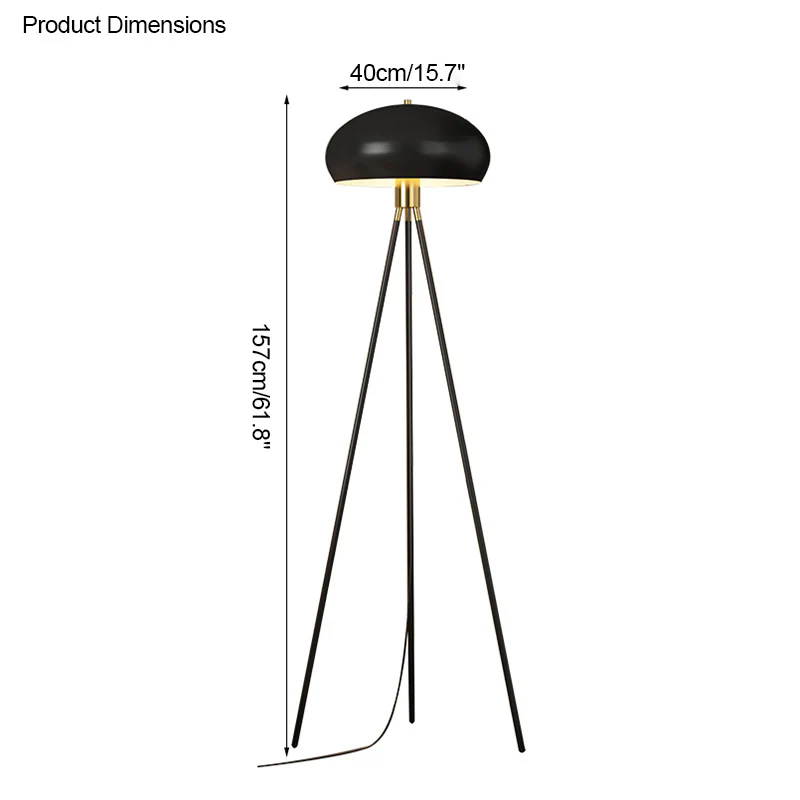 WOMO Mushroom Tripod Floor Lamp-WM7068 - Image 17