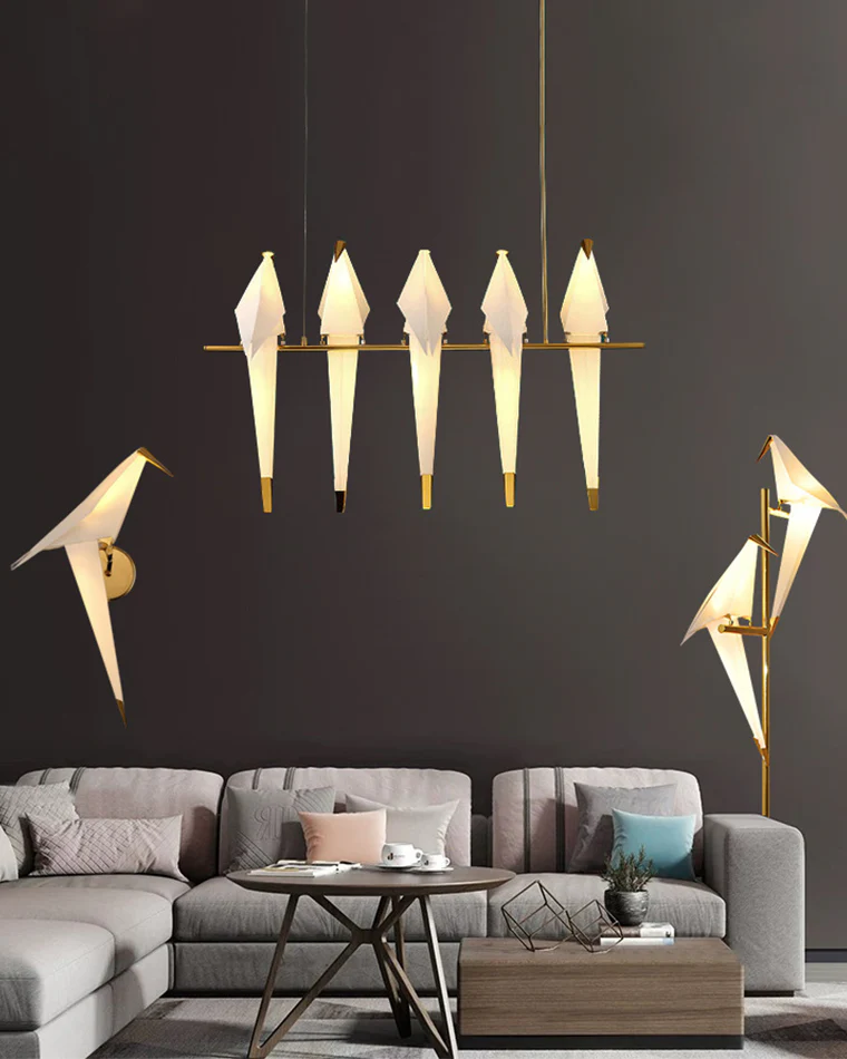 WOMO Origami Bird Linear Chandelier-WM2736 - Image 3