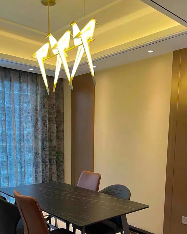 WOMO Origami Bird Linear Chandelier-WM2736 - Image 6