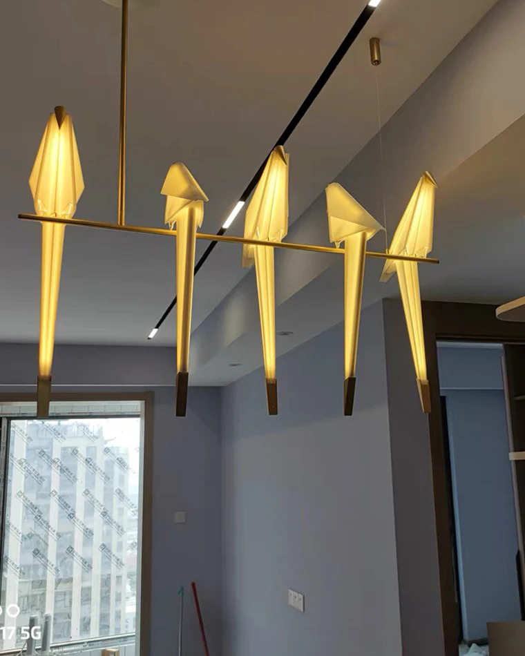 WOMO Origami Bird Linear Chandelier-WM2736 - Image 7