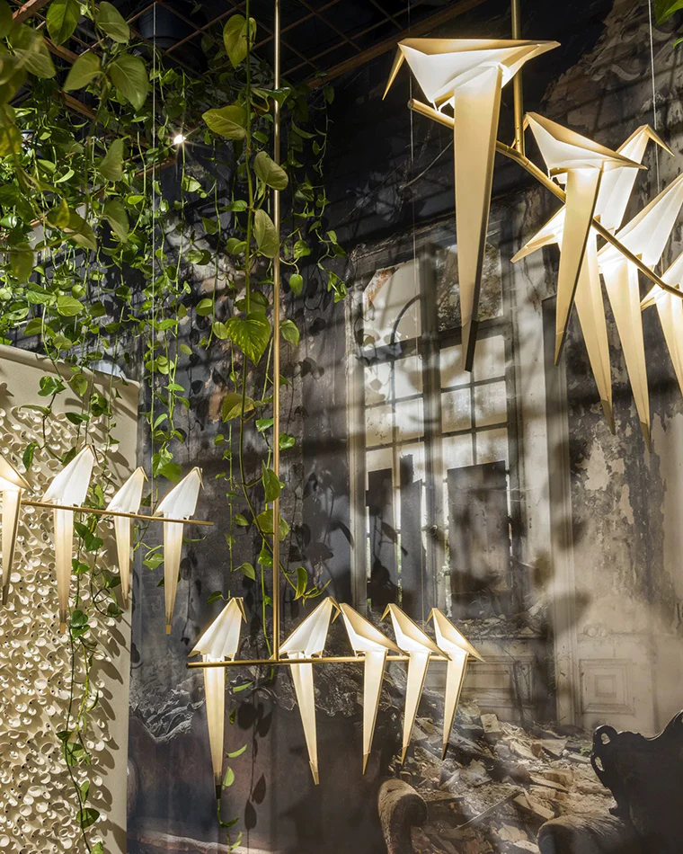 WOMO Origami Bird Linear Chandelier-WM2736 - Image 8