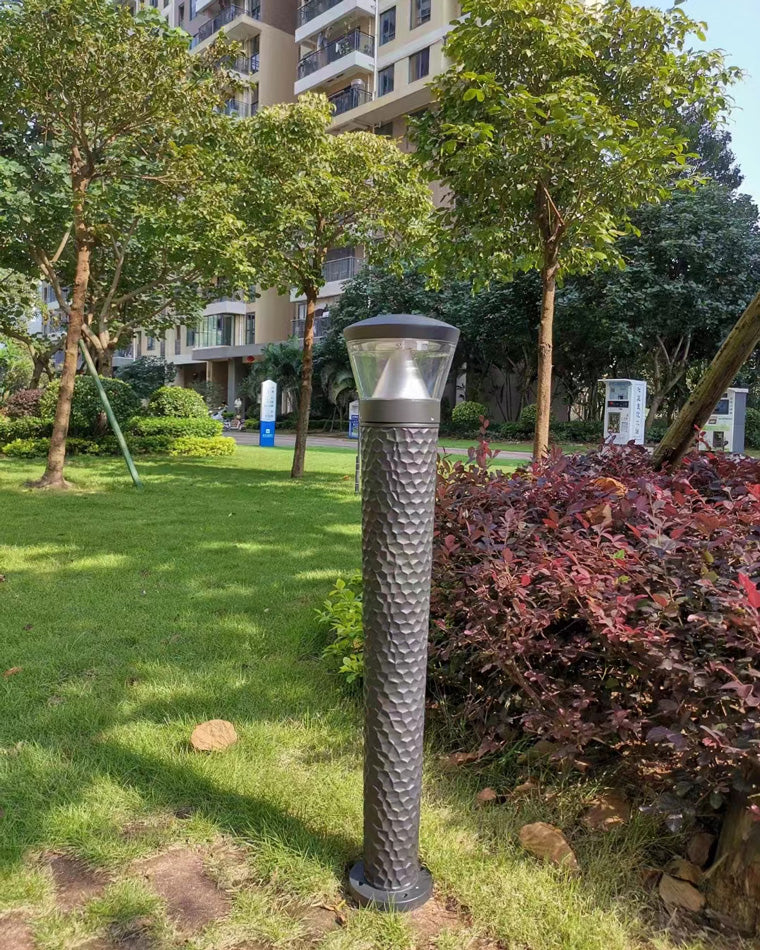 WOMO Black Pathway Bollard Light-WM9110 - Image 2