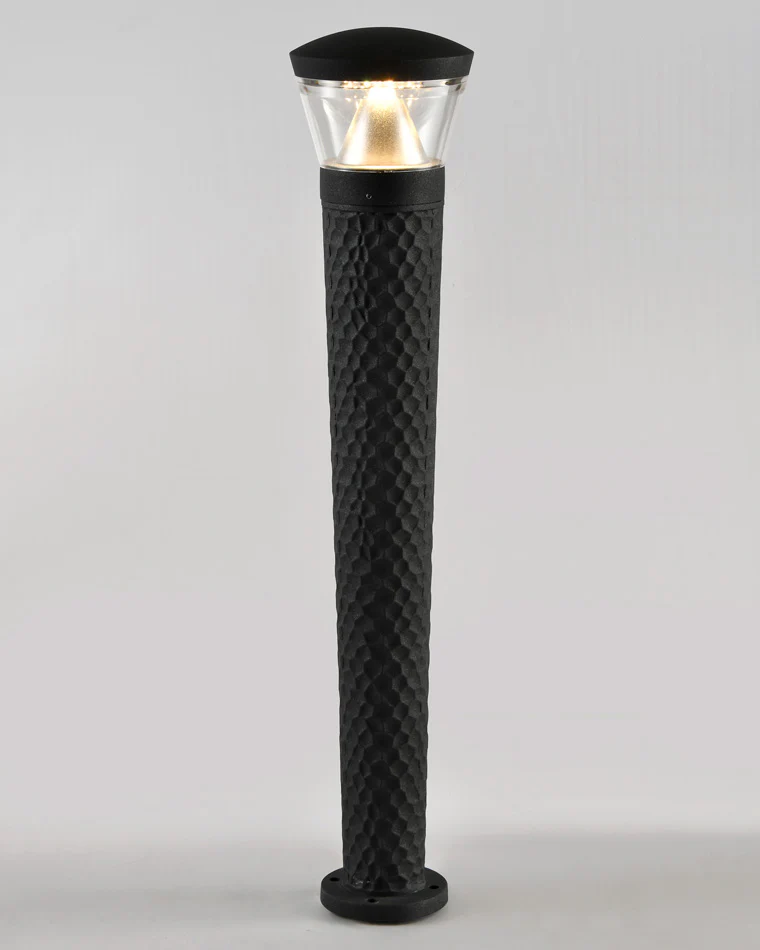 WOMO Black Pathway Bollard Light-WM9110 - Image 6