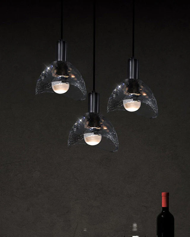 WOMO Small Black Crystal Pendant Light-WM2561 - Image 9
