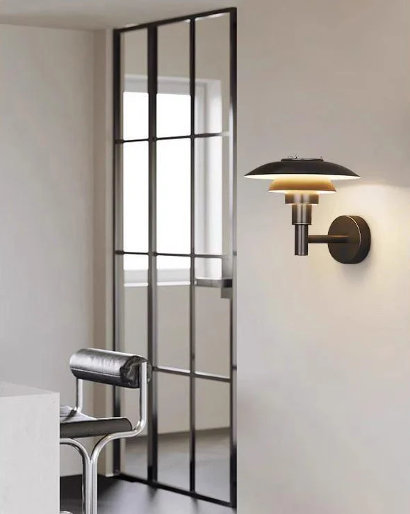WOMO Black Danish Designer Wall Sconce-WM6149 - Image 2