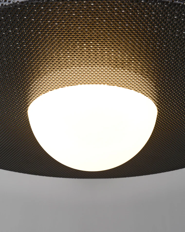 WOMO Black Disc Pendant Light-WM2324 - Image 10