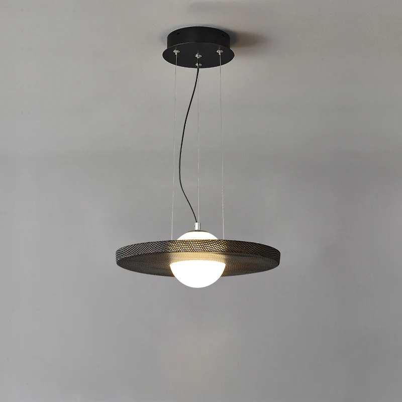 WOMO Black Disc Pendant Light-WM2324 - Image 19