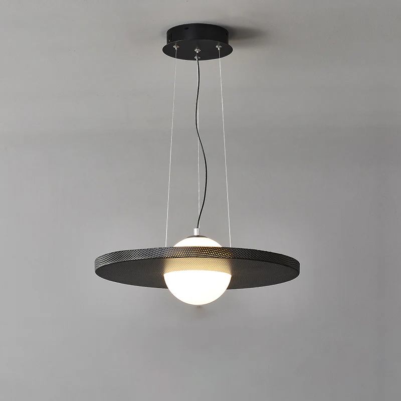 WOMO Black Disc Pendant Light-WM2324 - Image 21