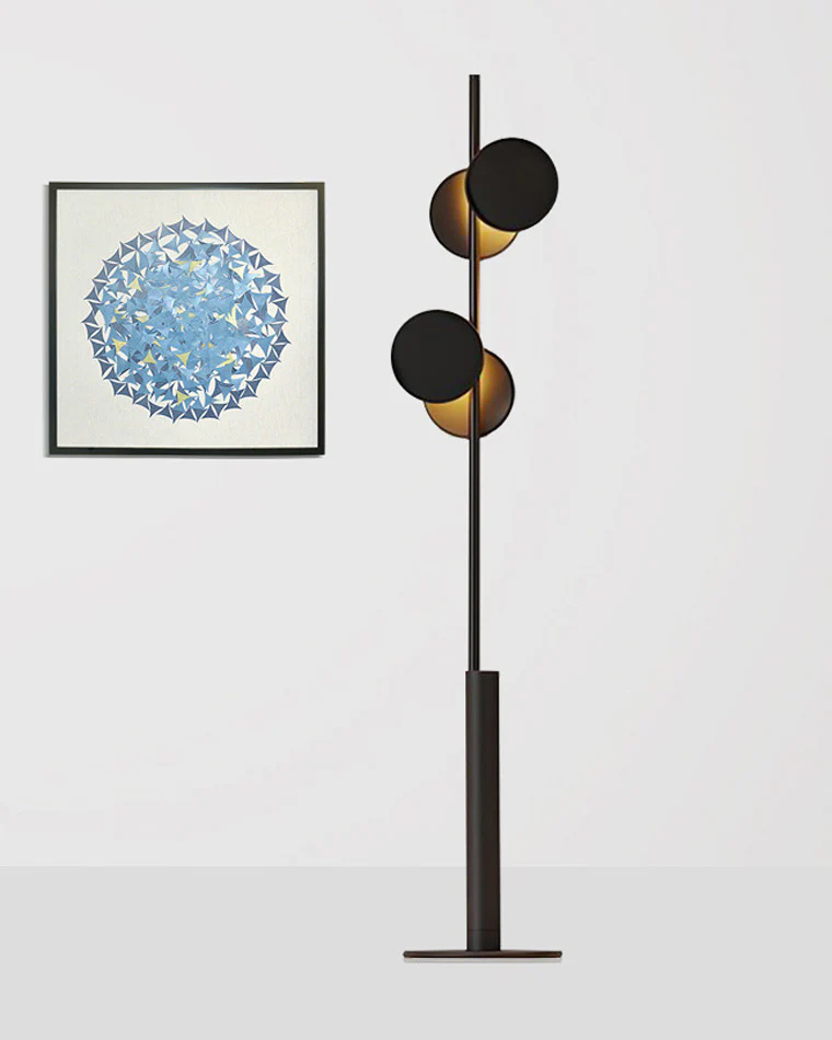 WOMO Black Pole Floor Lamp-WM7037 - Image 12