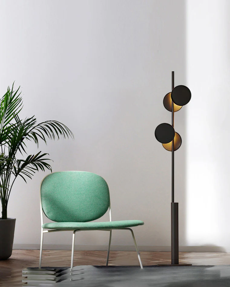 WOMO Black Pole Floor Lamp-WM7037 - Image 15