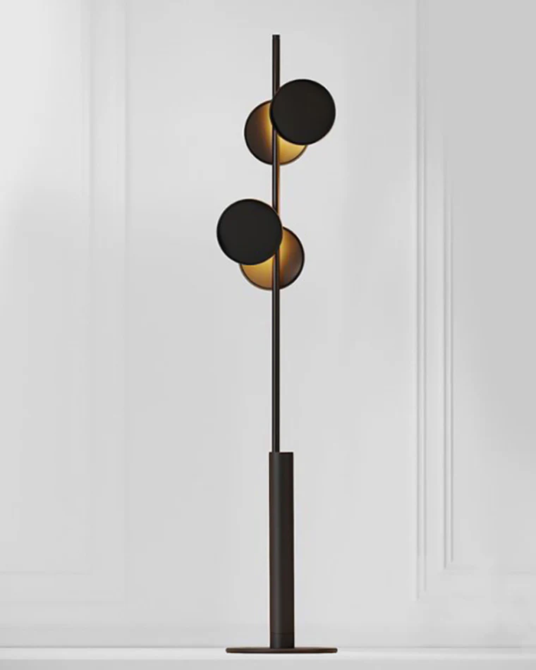 WOMO Black Pole Floor Lamp-WM7037 - Image 6