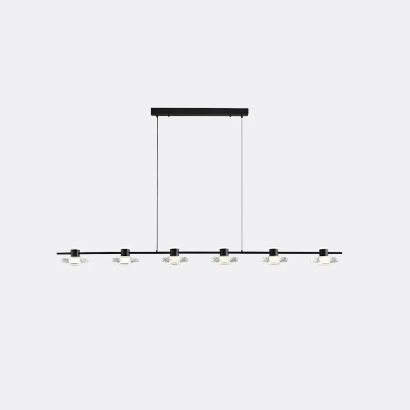 WOMO Black Linear Chandelier-WM2222 - Image 24