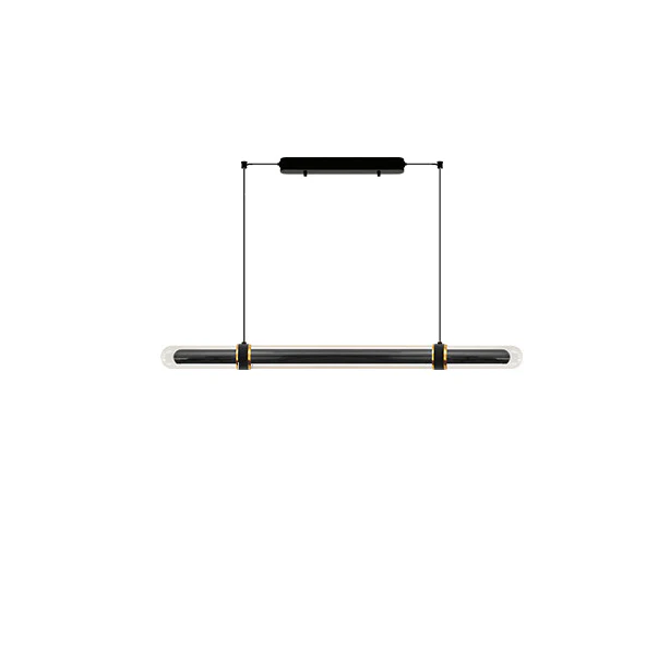 WOMO Black Glass Time tunnel Linear Pendant Light - WM3288 - Image 30