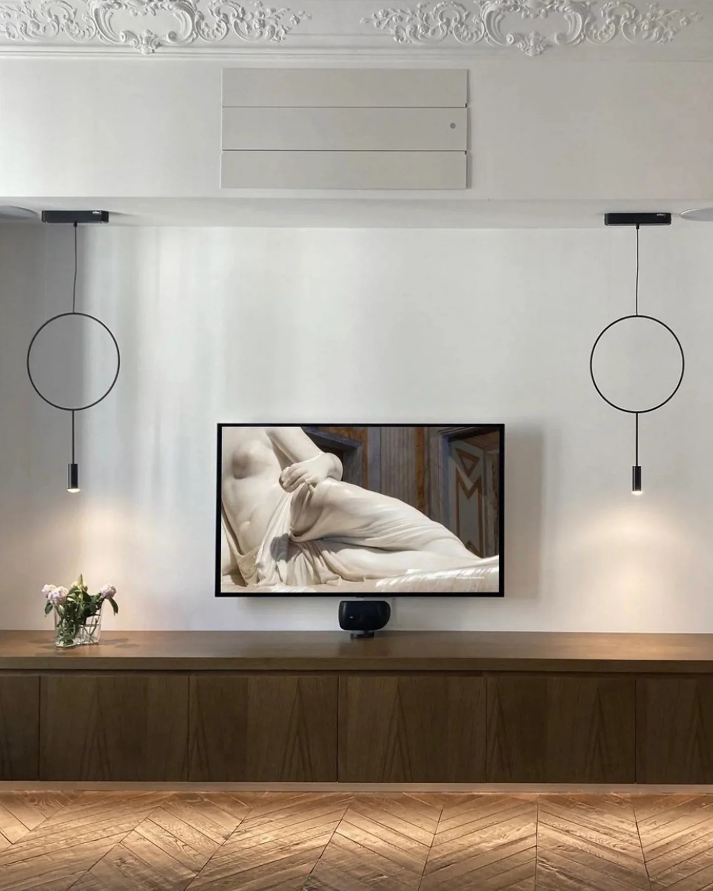 WOMO Black Ring Pendant Light-WM2608 - Image 10