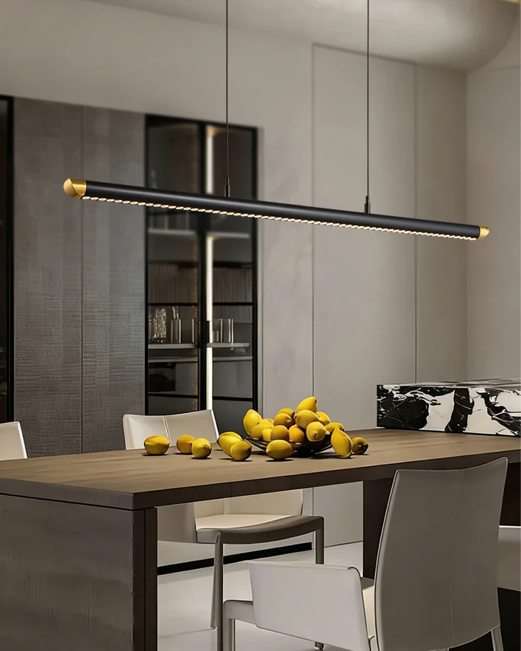 WOMO Black Platinum Linear Pendant Light - WM3287 - Image 2