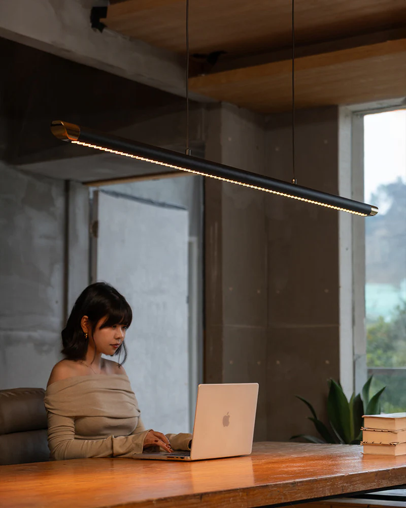WOMO Black Platinum Linear Pendant Light - WM3287 - Image 5