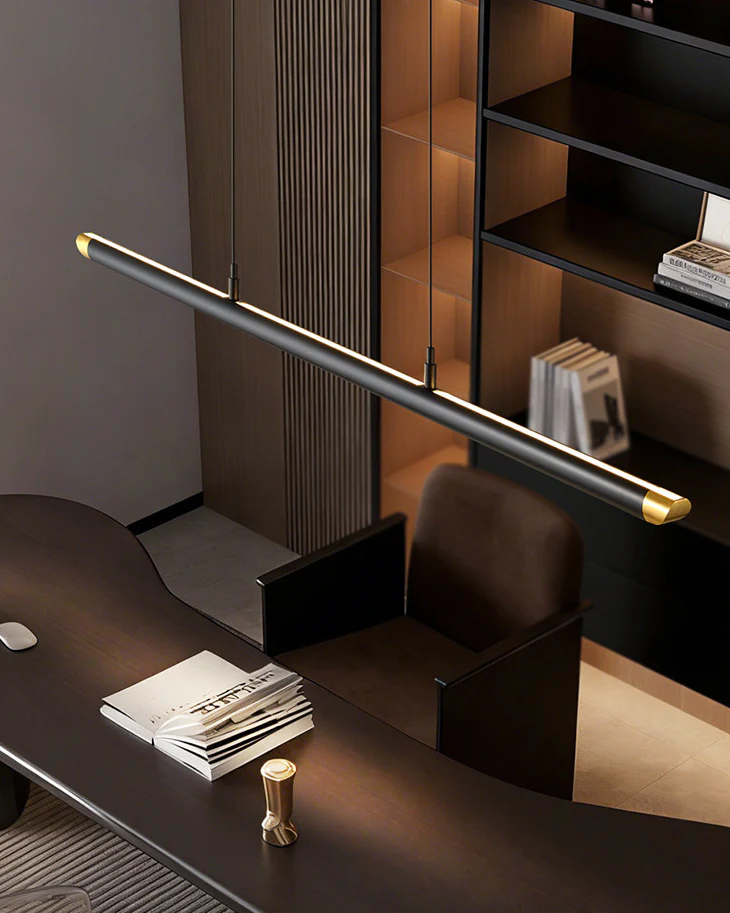 WOMO Black Platinum Linear Pendant Light - WM3287 - Image 7