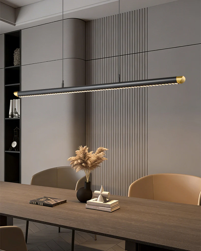 WOMO Black Platinum Linear Pendant Light - WM3287 - Image 8