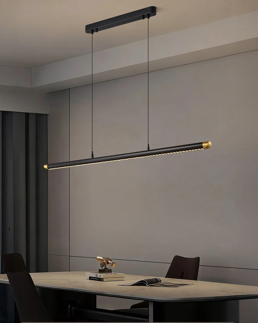 WOMO Black Platinum Linear Pendant Light - WM3287 - Image 9
