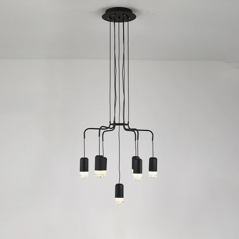 WOMO Black Drop Chandelier -WM2610 - Image 10