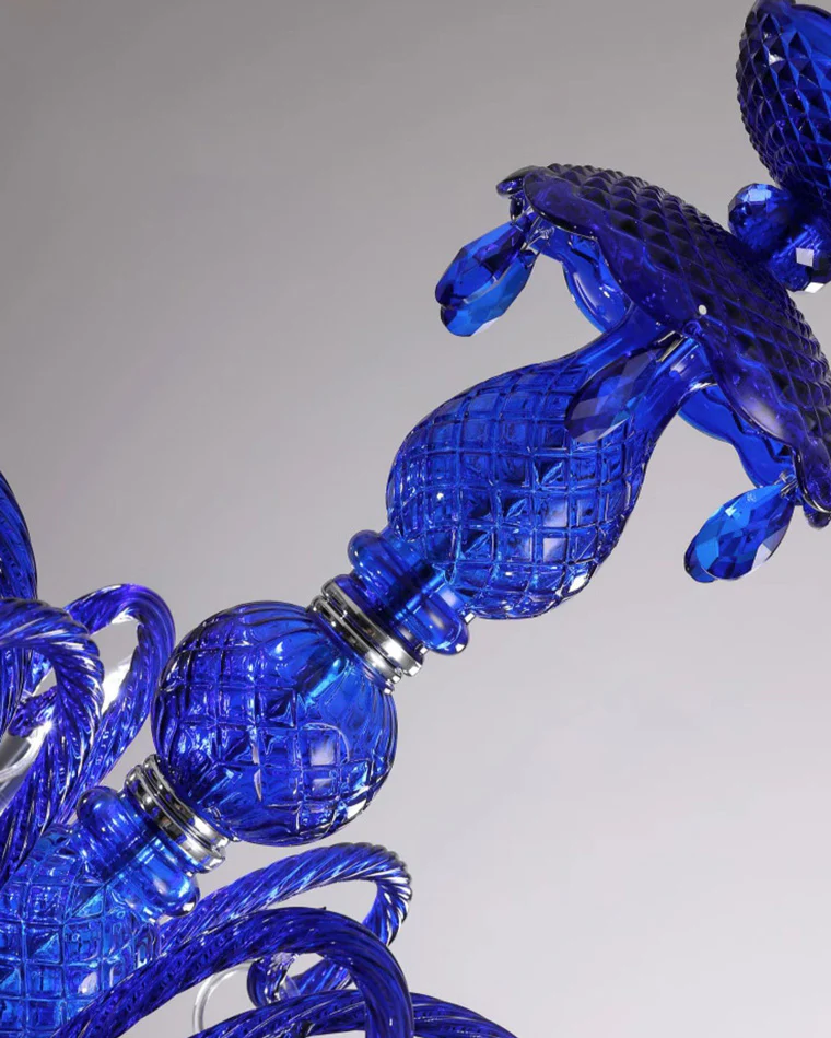 WOMO Victorian Blue Crystal Chandelier-WM2348 - Image 11