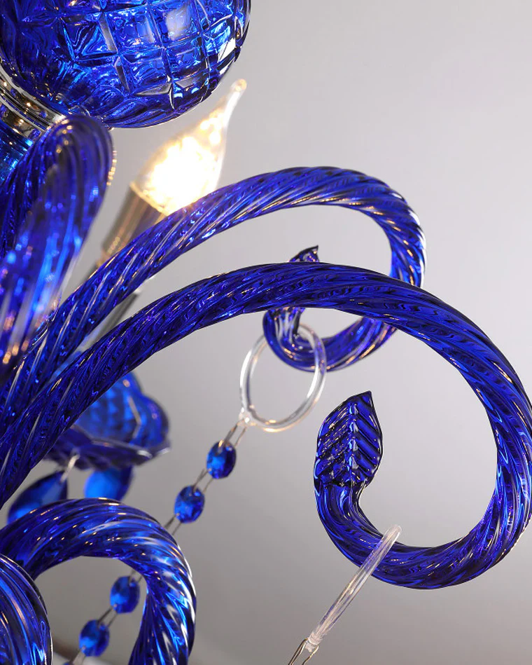 WOMO Victorian Blue Crystal Chandelier-WM2348 - Image 12