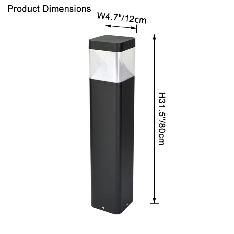 WOMO Bollard Landscape Light-WM9055 - Image 20