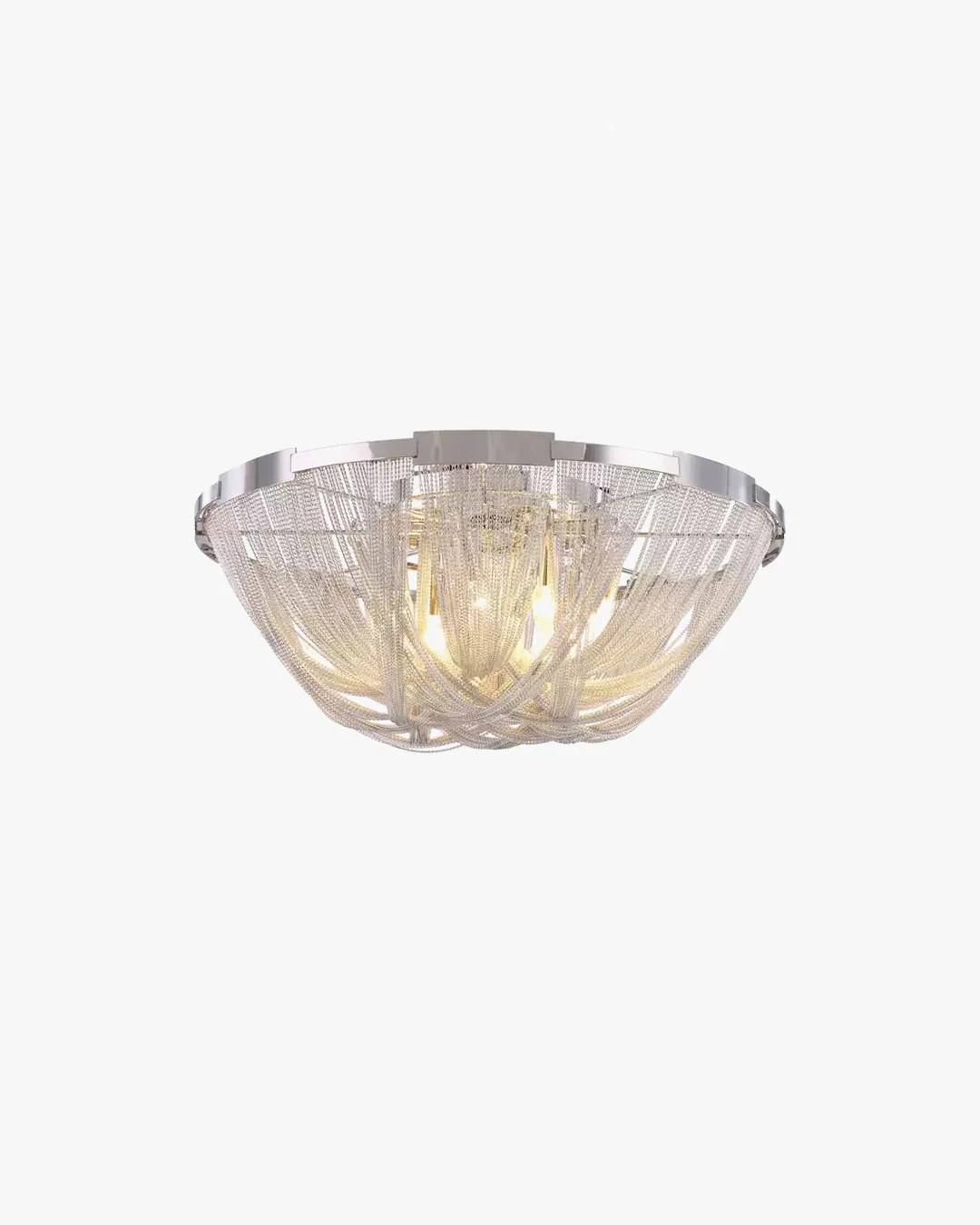 WOMO Bowl Fringe Flush Mount Ceiling Light-WM1137 - Image 26