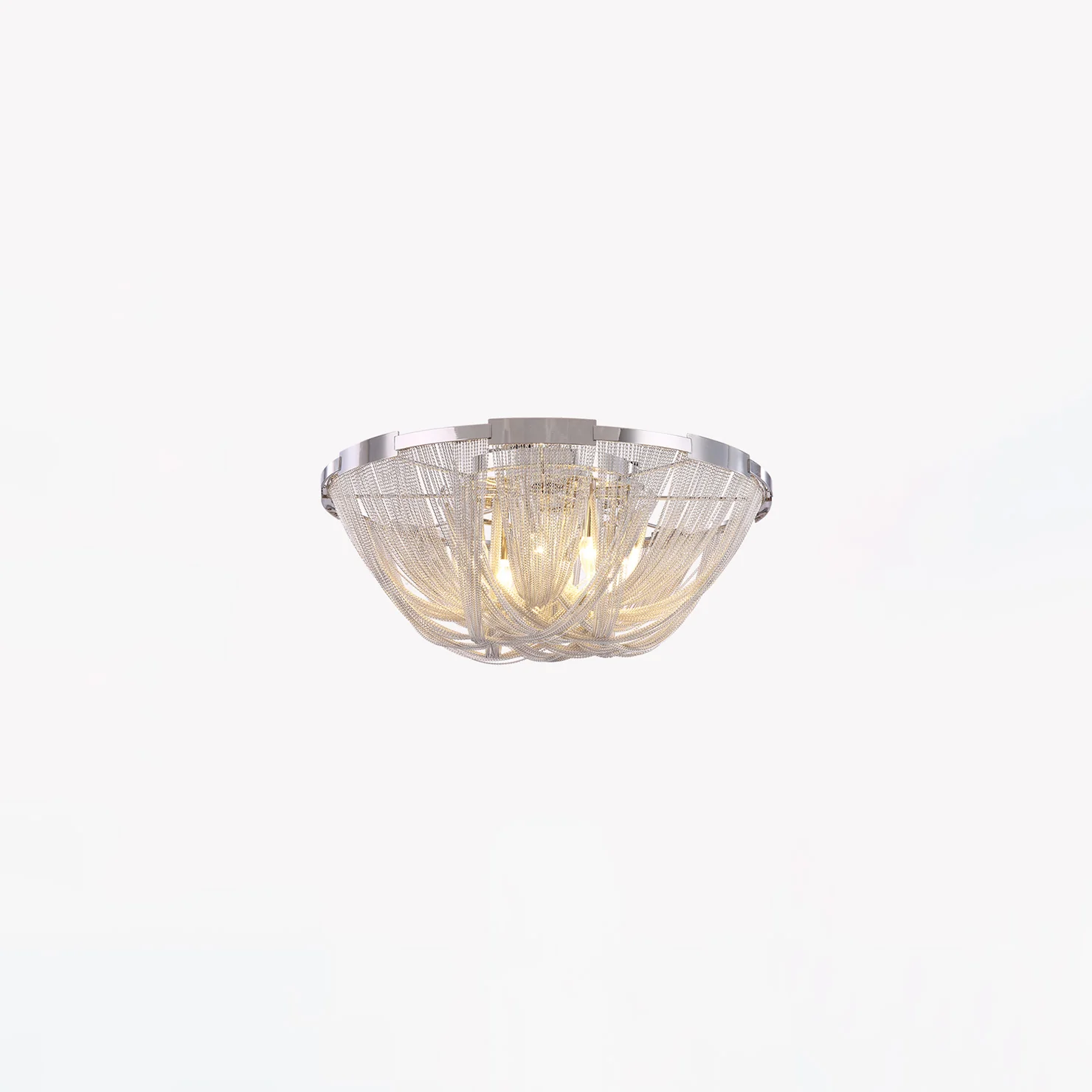 WOMO Bowl Fringe Flush Mount Ceiling Light-WM1137 - Image 27