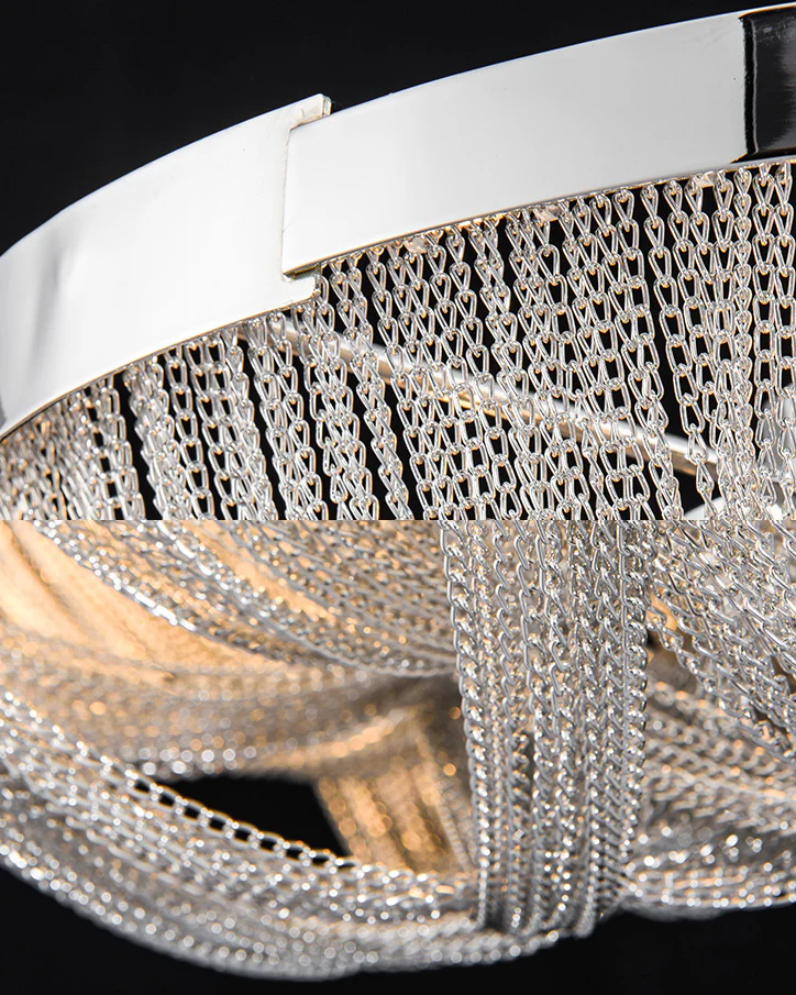 WOMO Bowl Fringe Flush Mount Ceiling Light-WM1137 - Image 29