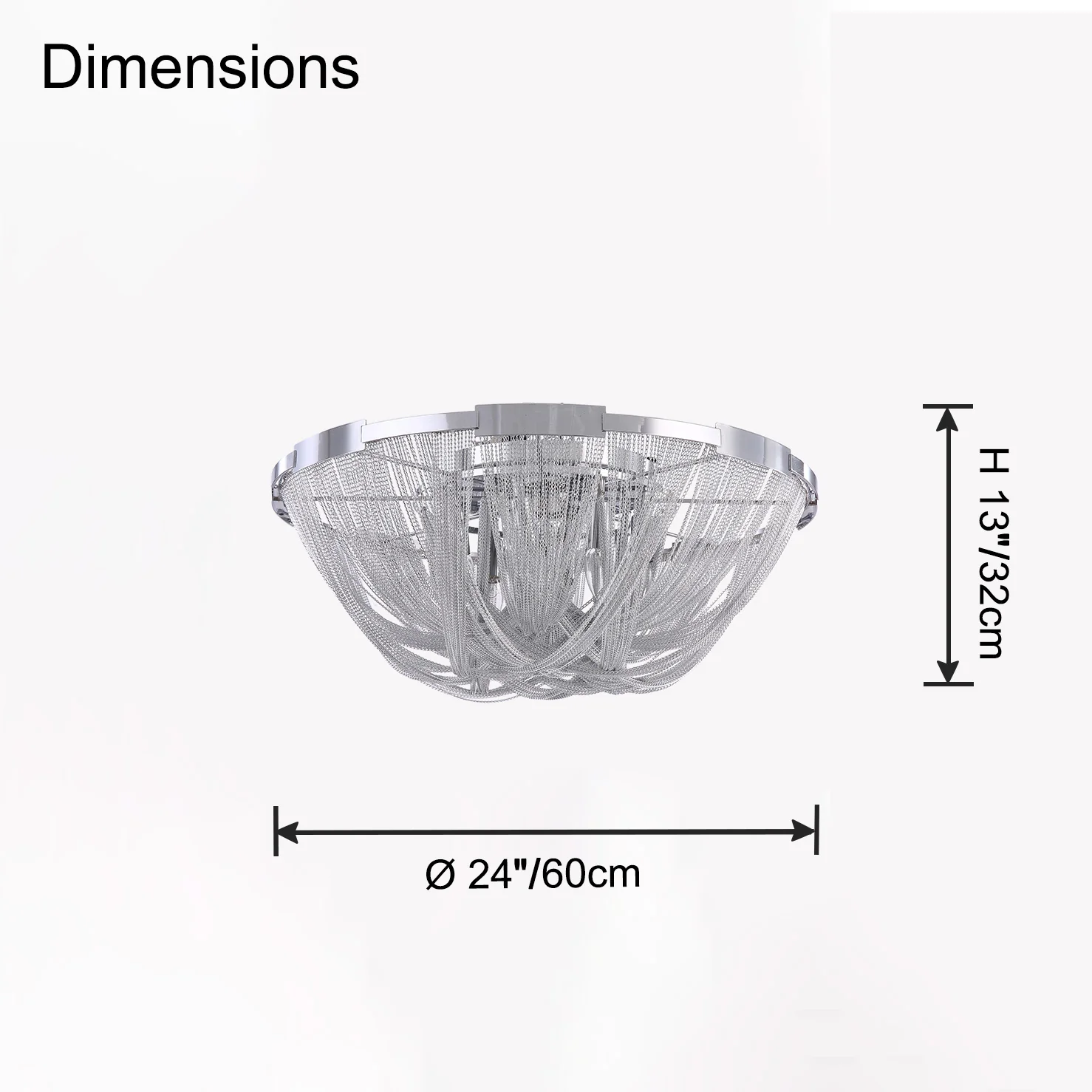 WOMO Bowl Fringe Flush Mount Ceiling Light-WM1137 - Image 32