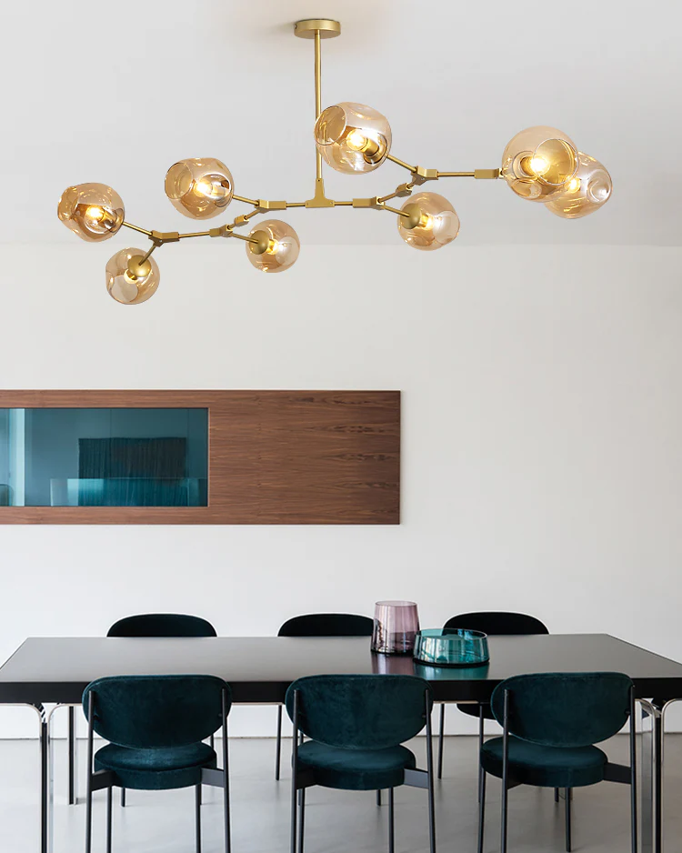 WOMO Branch Colored Glass Chandelier-WM2655 - Image 2