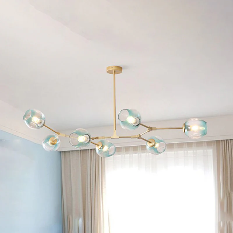 WOMO Branch Colored Glass Chandelier-WM2655 - Image 47