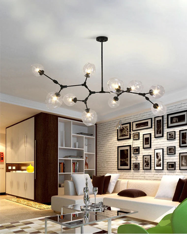 WOMO Branch Colored Glass Chandelier-WM2655 - Image 8