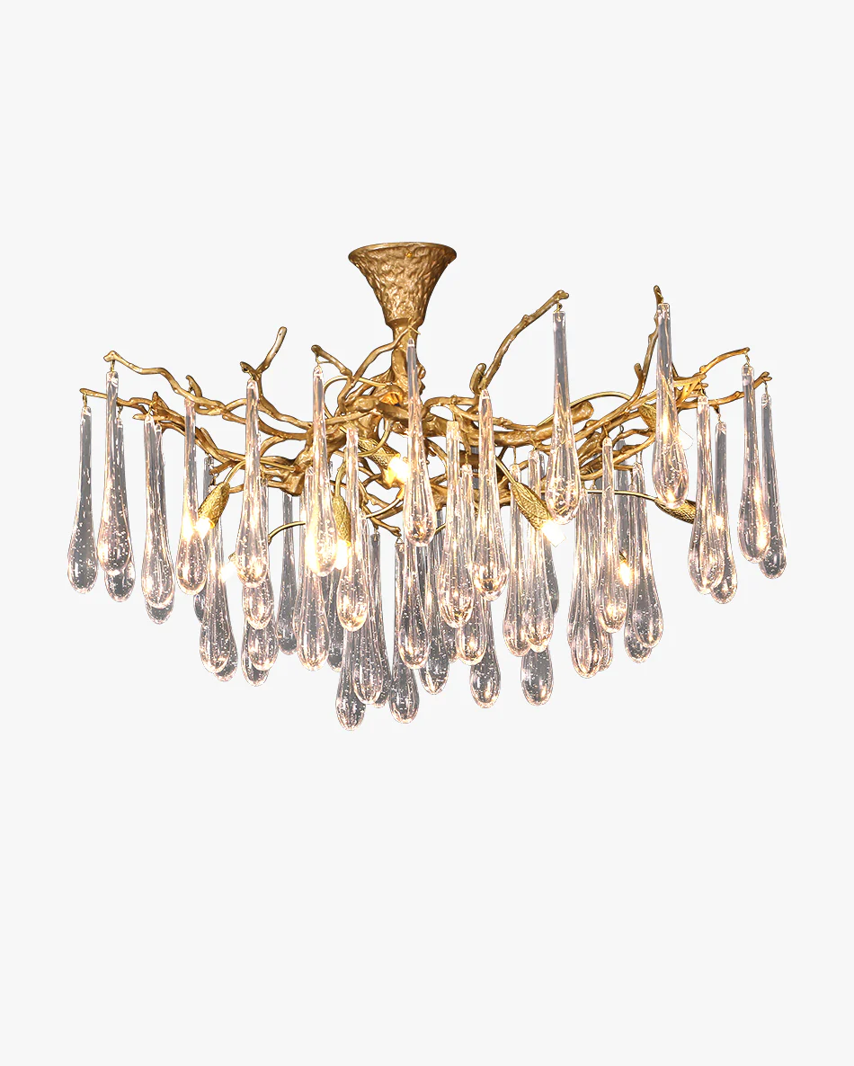 WOMO Branch Raindrop Crystal Chandelier-WM3047