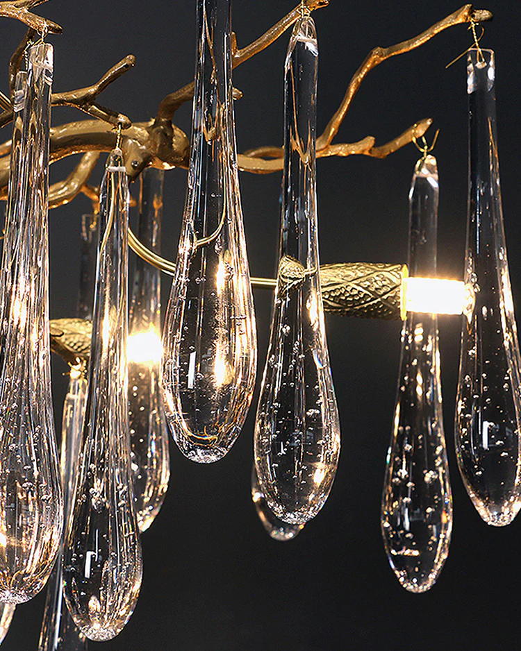 WOMO Branch Raindrop Crystal Chandelier-WM3047 - Image 11