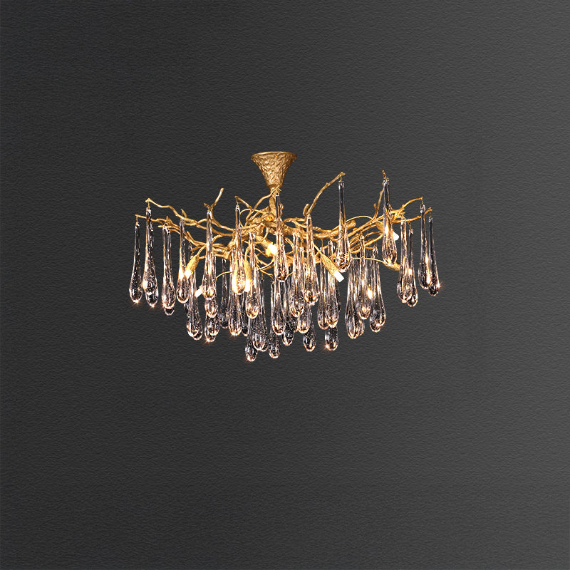 WOMO Branch Raindrop Crystal Chandelier-WM3047 - Image 13