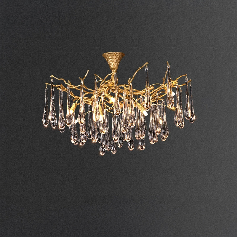 WOMO Branch Raindrop Crystal Chandelier-WM3047 - Image 14