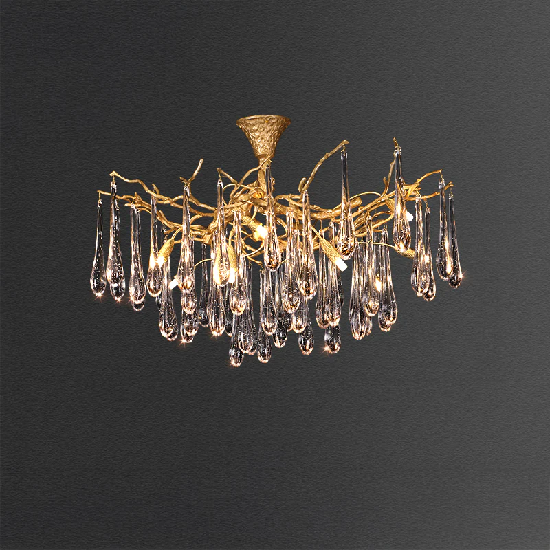 WOMO Branch Raindrop Crystal Chandelier-WM3047 - Image 15